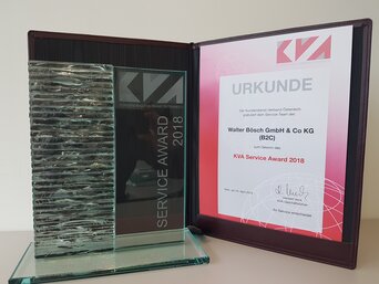 KVA Excellence Award Gold 2019 Auszeichnung | © bösch heizung.klima.lüftung