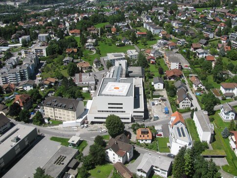 Lüftungszentralen von bösch sorgen im LKH Bludenz für perfektes Klima.
