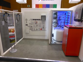 Der Heizraum der Zukunft: Die komplette Haustechnik mit minimalstem Platzbedarf. | © Walter Bösch GmbH & Co KG