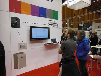 bösch präsentierte mit "my home" eine weitere zukunftsträchtige Lösung für den Zugriff auf eine oder mehrere Heizungsanlagen. | © Walter Bösch GmbH & Co KG