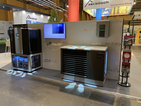 Die neue Luft/Wasser-Wärmepumpe Mozart verdient sich ihren klangvollen Namen durch die extrem leise Arbeitsweise.  | © bösch heizung.klima.lüftung