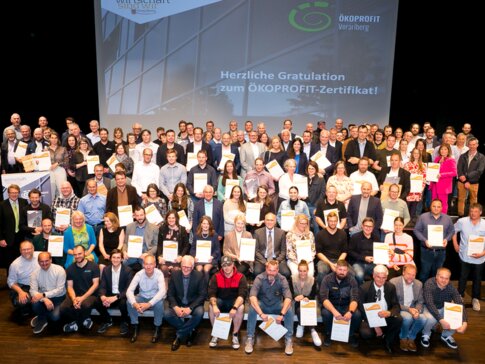 Am 16. Mai 2023 erhielt bösch erneut das Ökoprofit-Zertifikat verliehen.  | © bösch heizung.klima.lüftung