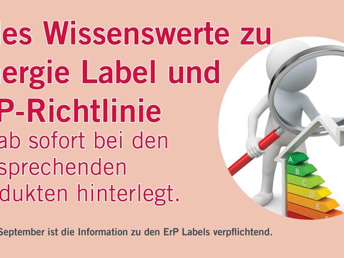 ErP Label für Heizung von bösch