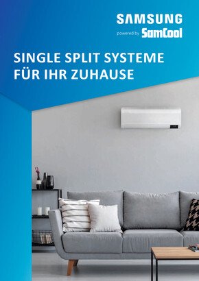 Prospekt Single Split Systeme für Ihr zu Hause | © SamCool GmbH