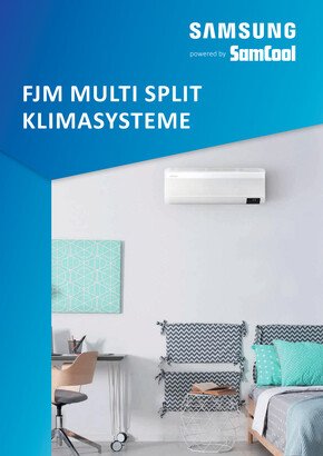 Prospekt FJM Multisplit Klimasysteme | © SamCool GmbH